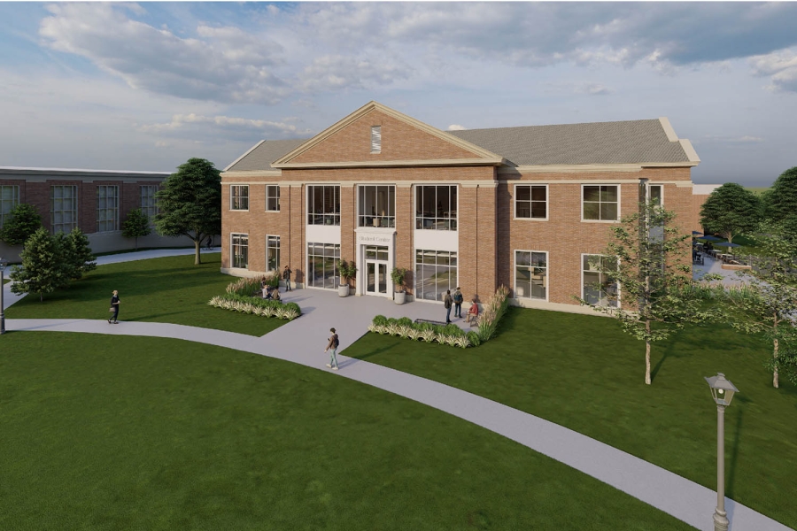 Rendering of Potential new student center